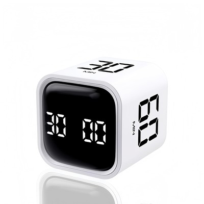 Digital Cube Pomodoro Timer Desk Rechargeable Productivity Timer 5/10/30/60mi...