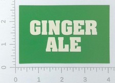 Vintage Ginger Ale Soda Pop Vending Machine Flavor Strip