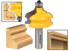 1-1/8" Architectural Molding Router Bit - 1/2" Shank - Yonico 16127