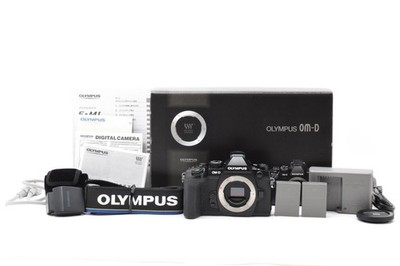 [Fast neuwertig mit Box] Olympus OM-D E-M1 16,3-MP-Digitalkamera schwarz...