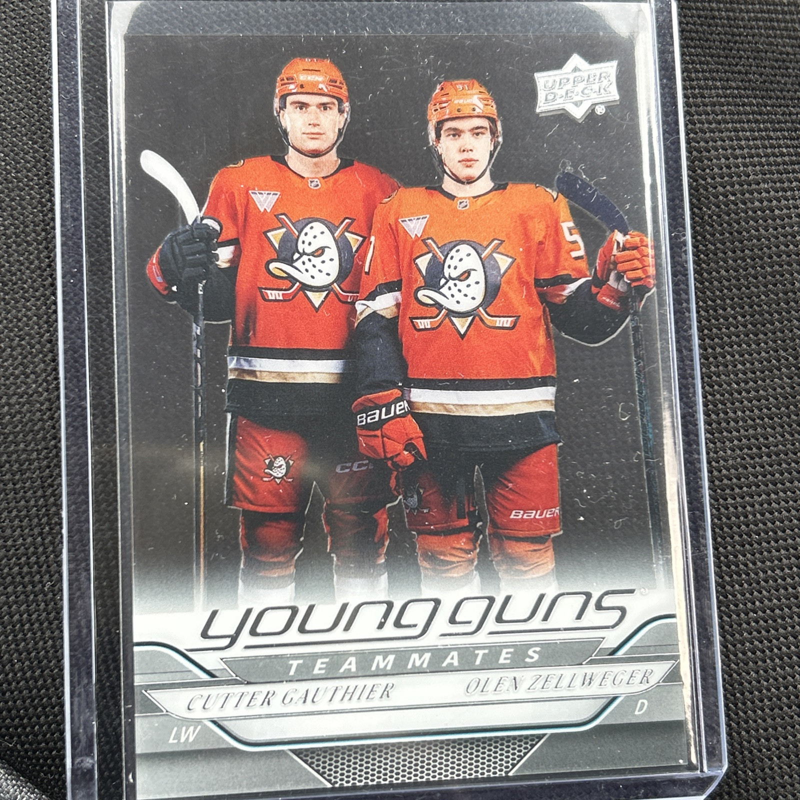 2024-25 Series 2 Young Guns Teammates Olen Zellweger - Cutter Gauthier CLEAR CUT