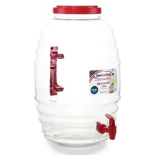 American Maid 5 Gallon Vitrolero Red Beverage Dispenser