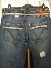 Frankie Morello Skull Jeans Vintage Y2K W32 I...