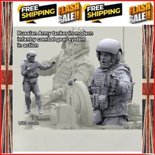 1/35 Scale Resin Figure Assembled Model Kit Modern Military Hobby Diorama Tan...