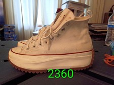 Converse Run Star Hike High Parchment Platform Sneakers 171126C W 10.5 M 9 2360