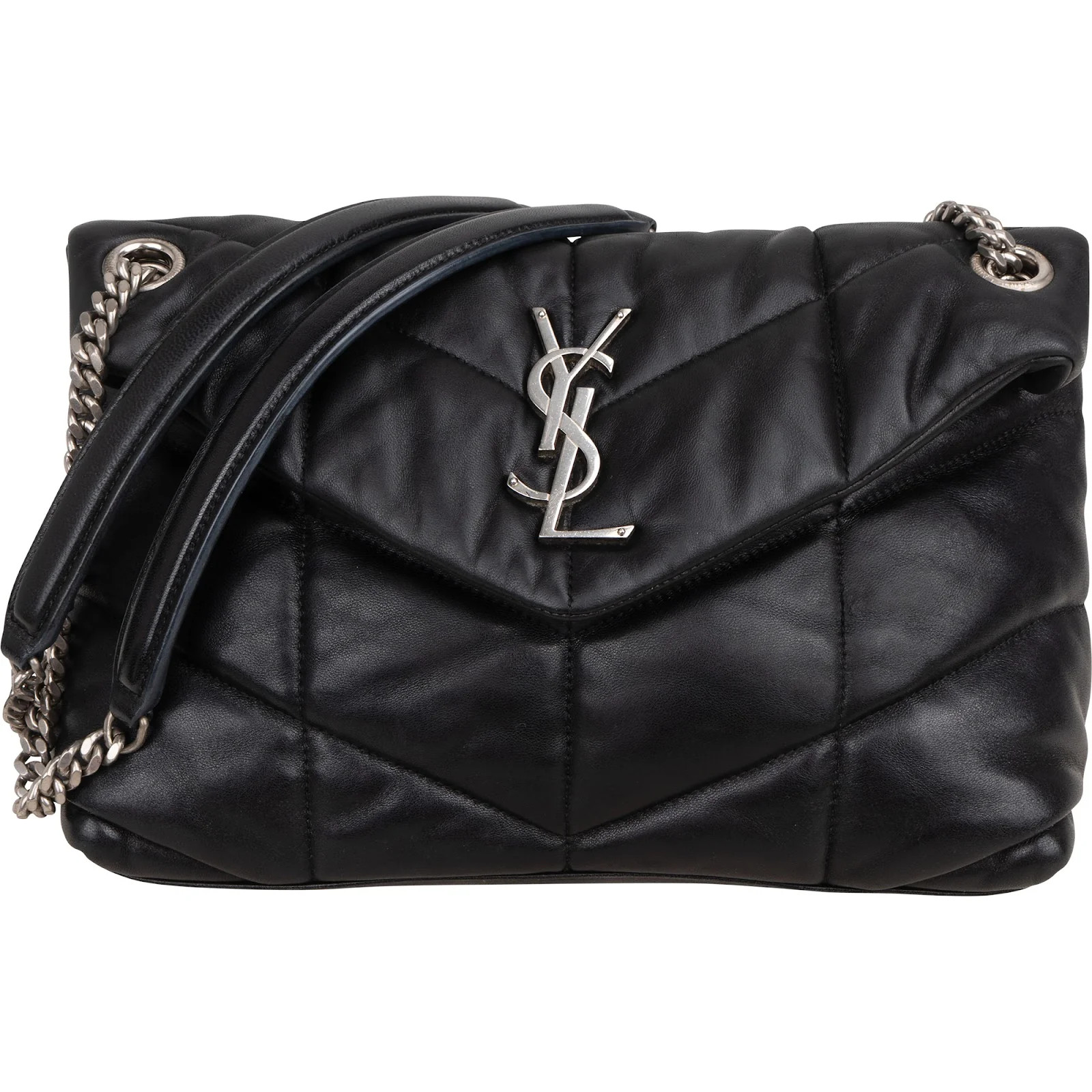 Saint Laurent Quilted Leather Loulou Puffer Crossbody Bag Bag