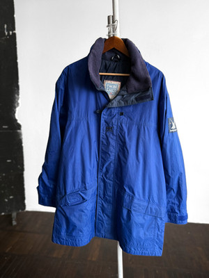 Helly Hansen Vintage Kapuzenjacke Blau Unisex Outdoor Segel Mantel Full Zip
