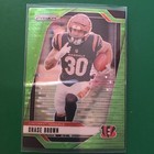 Chase Brown 2024 Panini Prizm #60 Cincinnati Bengals Neon Green Pulsar
