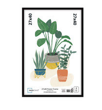 Mainstays – 27x40 Picture Frame – Black Flat Profile Wall Photo Frame