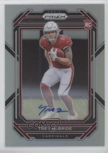 2022 Panini Prizm Rookies Silver Prizm Auto Trey McBride #327 Rookie Auto RC