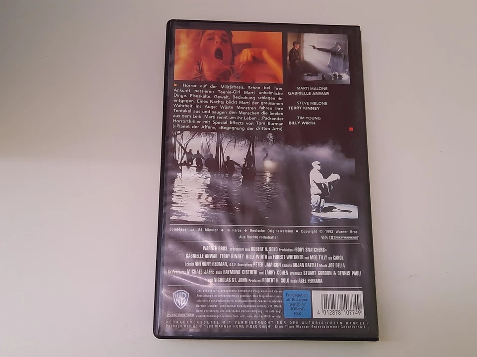 Body Snatchers Die Körperfresser 1993 Uncut VHS German PAL Warner Video Großbox - Bild 2 von 4