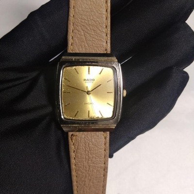 RADO DiaStar Quarz Gold Zifferblatt Uhrenbatterie ersetzt