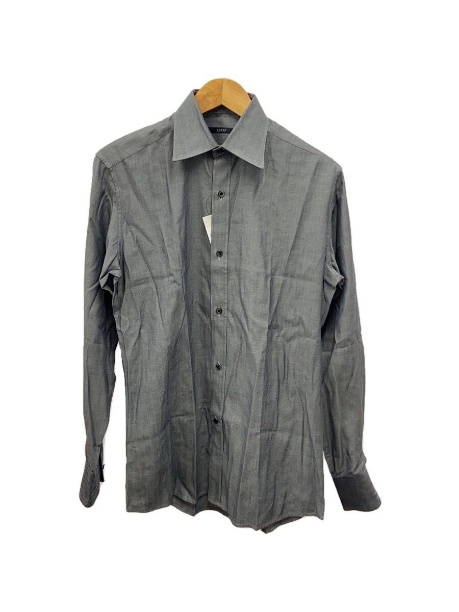 GUCCI Cotton Long Sleeve Shirt in Gray Style 20726 23178