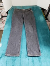 Talbots Jeans Size 8 Womens Black Stretch Pants Mid Rise Signature Straight