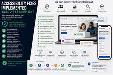 Website Accessibility Fixes Implemented WCAG 2.1 AA