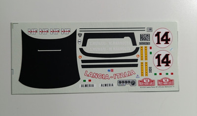 DECALS 1/43 Lancia Fulvia Rally Monte Carlo 1972 #14 Munari Racing43 §§
