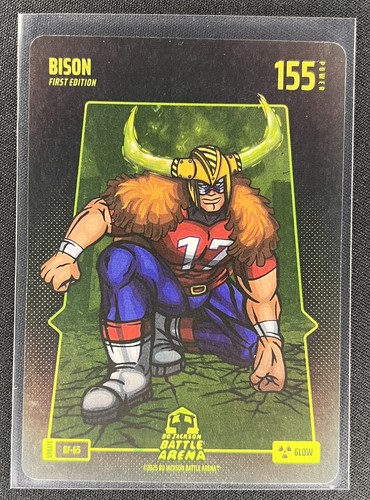 Bo Jackson Battle Arena- BISON `Josh Allen` Battlefoil Glow #BF-65
