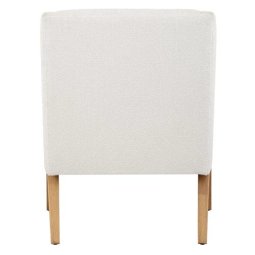 Uttermost Evolve White Fabric Accent Chair - Picture 5 of 6