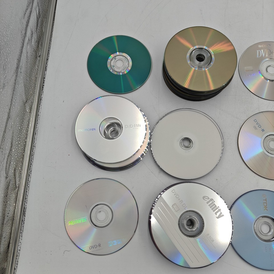 Efinity Dvd R 100 DVD+R DL, DVD-RW, DVD-R, DVD+R Mixed Brand TDK, efinity, + Lot! New ...