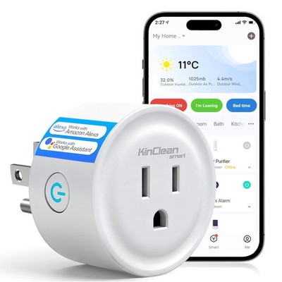 Smart Plug WiFi Outlet Compatible with Alexa Google Assistant