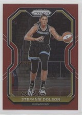2021 Panini Prizm WNBA Red Prizm 186/299 Stefanie Dolson #58 3hd