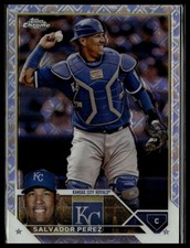 2023 Topps Chrome Logofractor Edition Salvador Perez