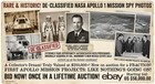 *DECLASSIFIED TOP SECRET * ~ Real & Authentic U.S. 1st Apollo Mission Spy Photos — photo 2