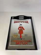 Beefeater  Spiegel Tablett Vintage London Distilled Dry Gin Werbung