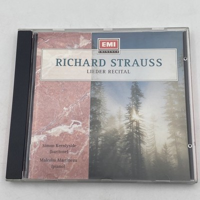 Richard Strauss: Lieder Recital. Simon Keenlyside, Malcolm Martineau. (1996, CD)