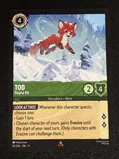 Disney Lorcana Winterspell Tod - Playful Kit 90/204 NM Rare
