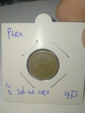 Peru 1/2 Sol de Oro 1975 (B)