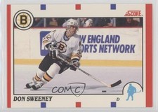 1990-91 Score Bilingual Don Sweeney #51 0f6