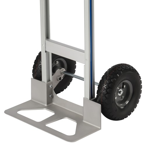 Carrello carrello portapacchi alluminio capacità 500 libbre trasporto pesante camion manuale - Foto 9 di 18