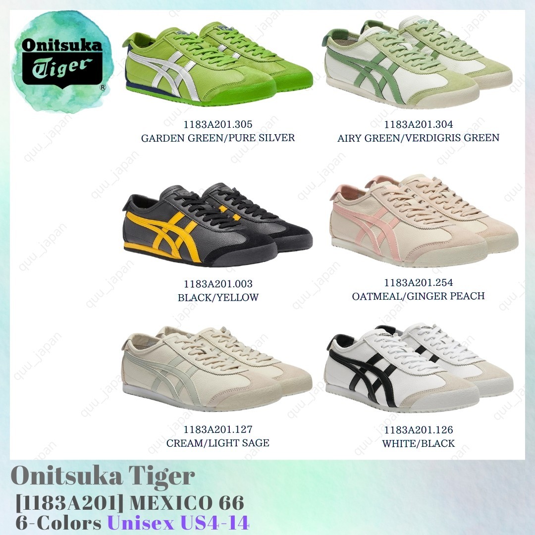 Onitsuka Tiger MEXICO 66 1183A201 6-Colors Unisex US4-14 NEW