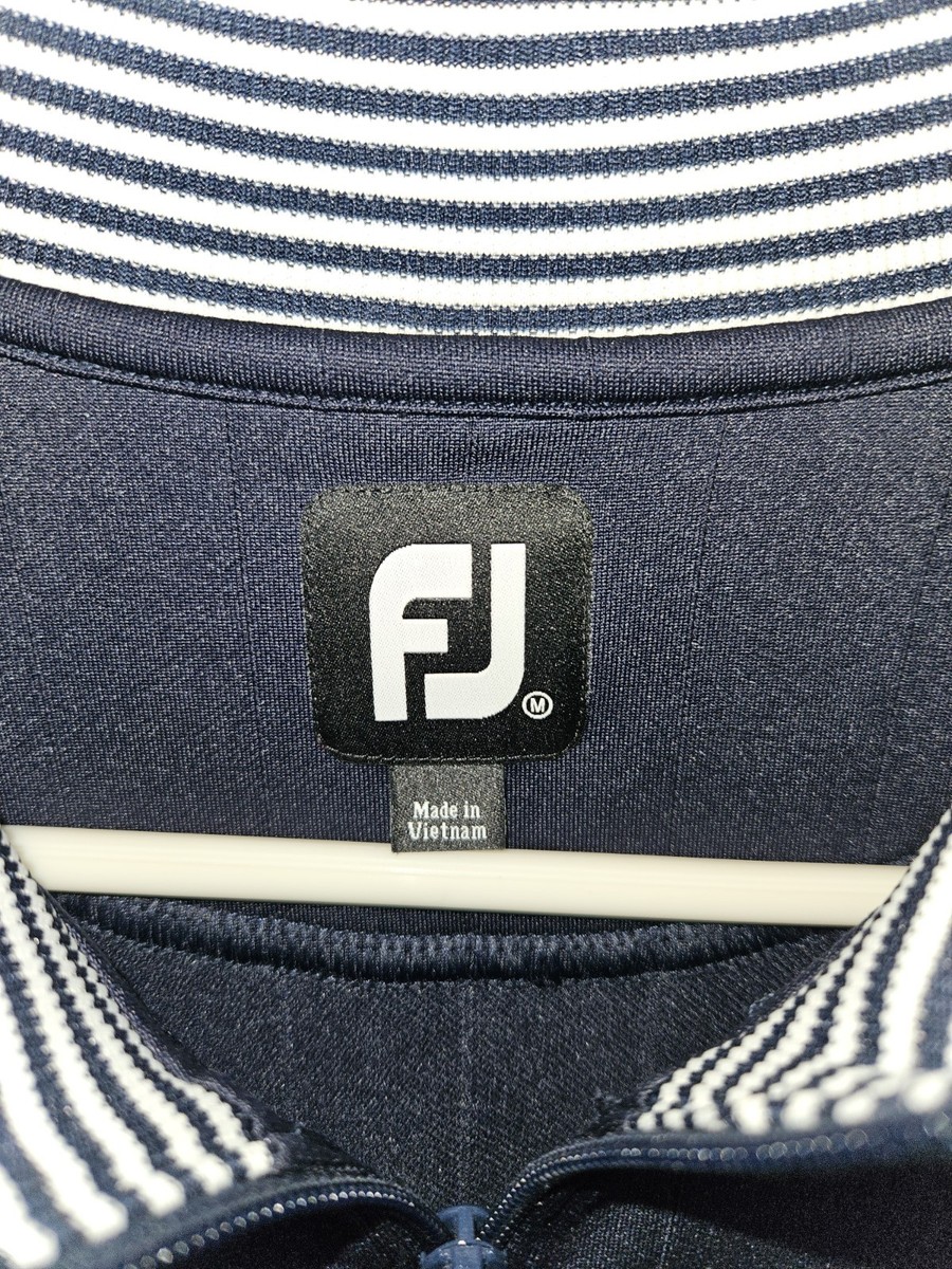 Gilet De Golf FootJoy Homme - Bleu Marine - Maille 1/4 Zip - Taille M