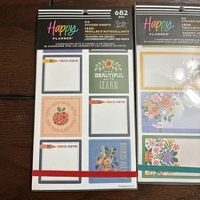 Lot Of 4 The Happy Planner Sticker Books Classic Size New Never Used