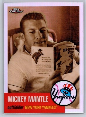 2007 Topps Chrome Mickey Mantle Mickey Mantle Story Refractors #/500 #MMS22