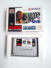 ebay® Auktion 358337917129 | Super Nintendo SNES Spiel GAME Madden NFL 95 Football + OVP Box OHNE Anl. Thumbnail of ebay® auction 358337917129 | Super Nintendo SNES Spiel GAME Madden NFL 95 Football + OVP Box OHNE Anl.