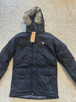 Fjallraven Nuuk Parka Men s Black Size S $500  Brand New w/ Tags