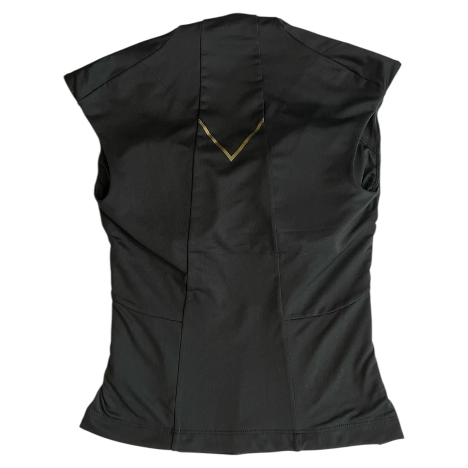 Camiseta deportiva Kinflyte Unity V negra soporte postura ecológica talla XS Foto 3 de 4