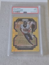 2021 Panini Prizm Randall Cobb Gold Shimmer /10 #33 PSA 9 POP 1 RARE