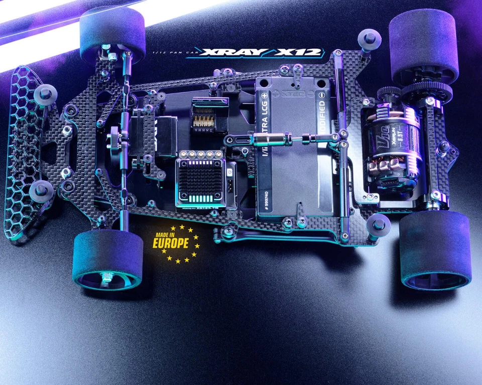 XRAY X12 2026 1/12 Electric On-Road Competition Pan Car Kit [XRA370022] - Image 3 of 4