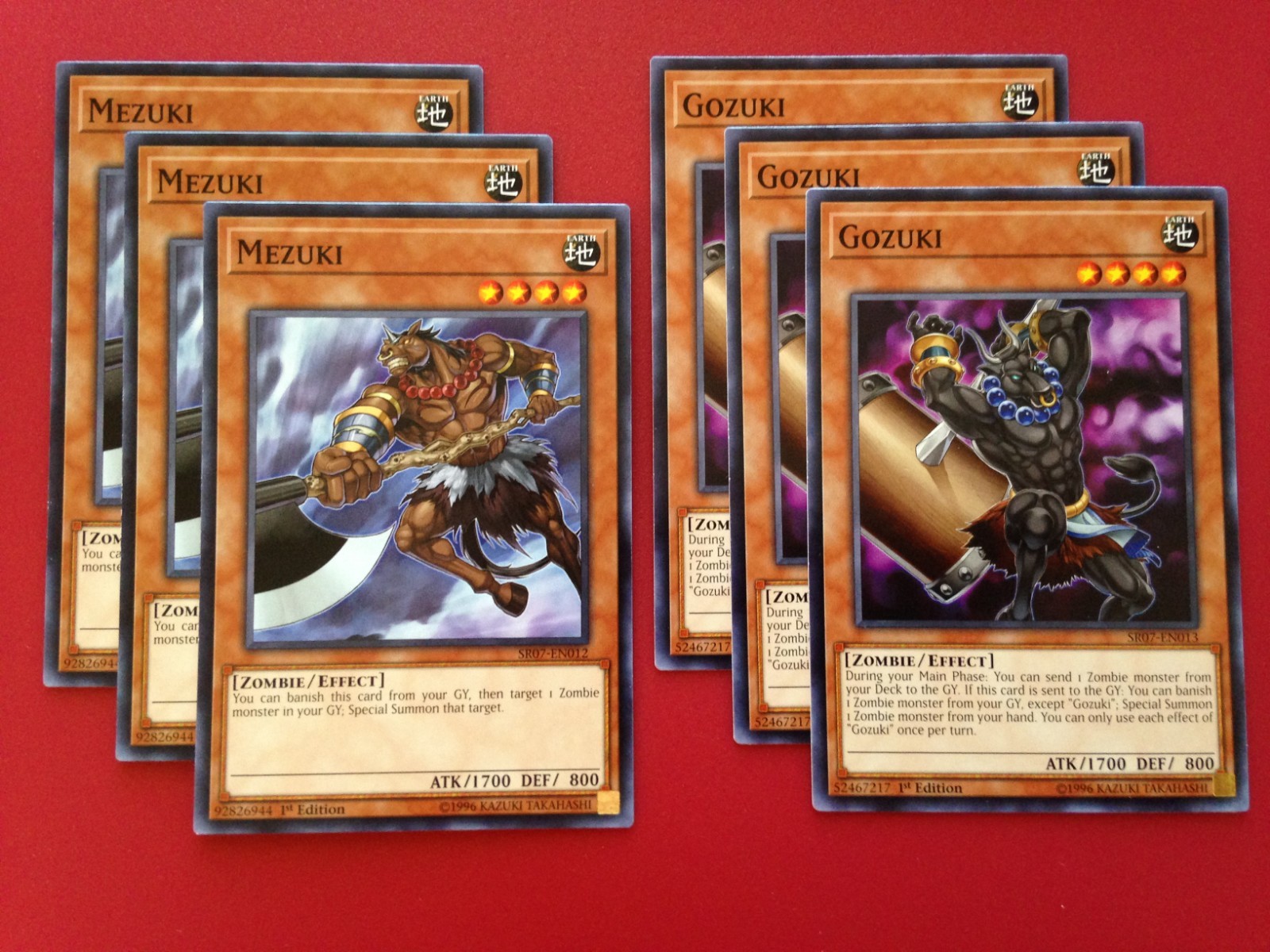 Yugioh RedEyes Zombie Dragon Deck 40 Card Mezuki Gozuki UniZombie