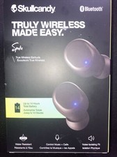 Skullcandy SPOKE True Wireless Black Bluetooth Earbuds NEW IN BOX FREE SHIP