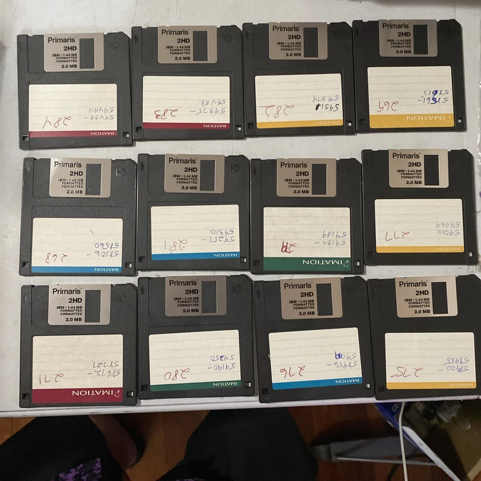 Lot Of 23 Primaris 1.44 MB Diskettes - Imagem 2 de 3