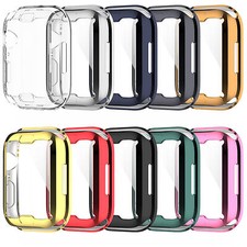 Protective Shell Watch Case Soft Rubber Watch Case Fit for iWatch S7 41mm/45mm