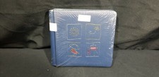 New Creative Memories 7x7 Blue Scrapbook Album SUMMER FUN BBQ - 15 white pages