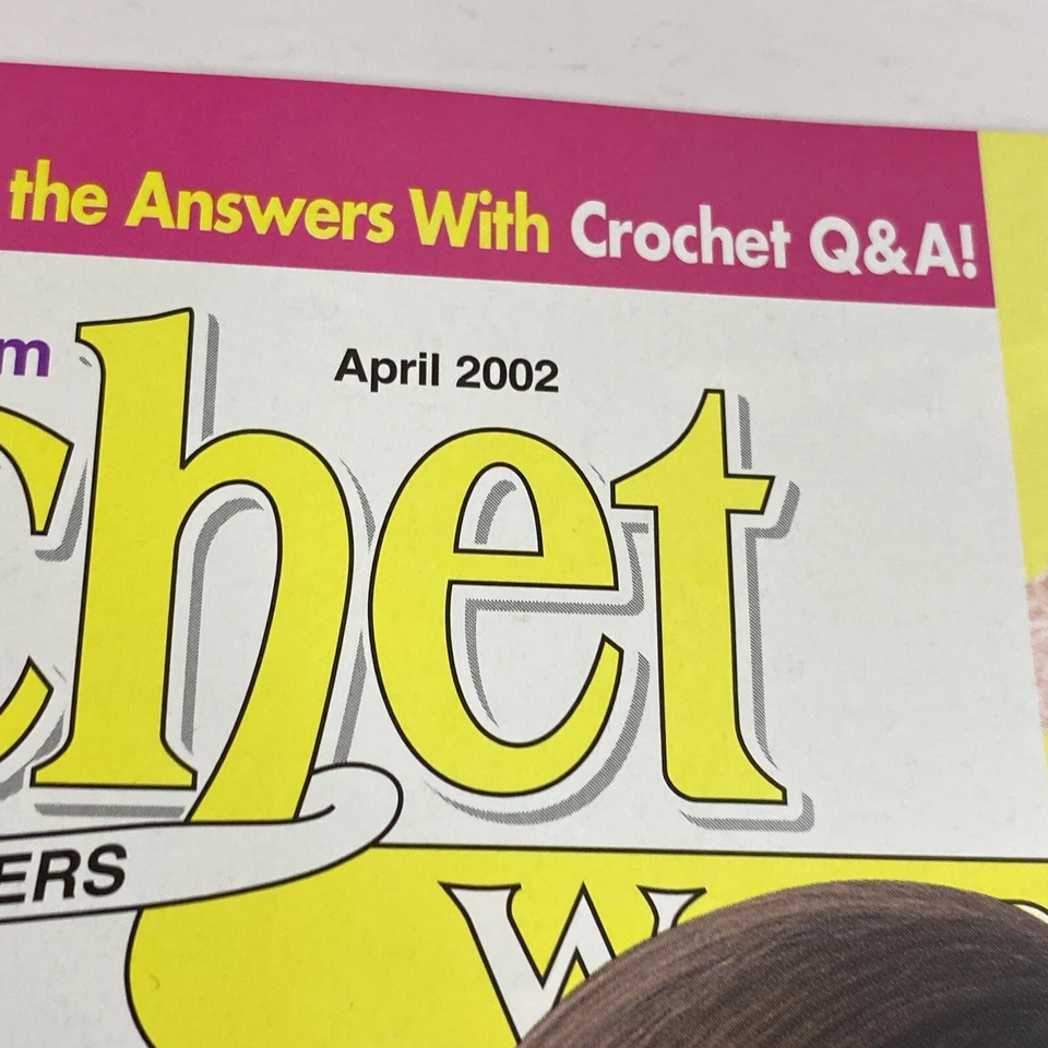 Revista Crochet World Abril 2002 Pascua Primavera Conejo Foto 3 de 4