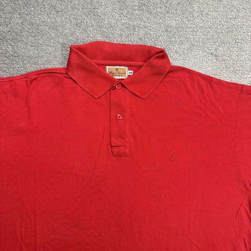 Polo uomo CONTE OF FLORENCE taglia 2XL polo logo classico 20109 rossa - Foto 2 di 8