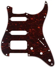 4-ply Tortoise Pickguard for Fender Stratocaster Strat HSS/SSH Open Humbucker